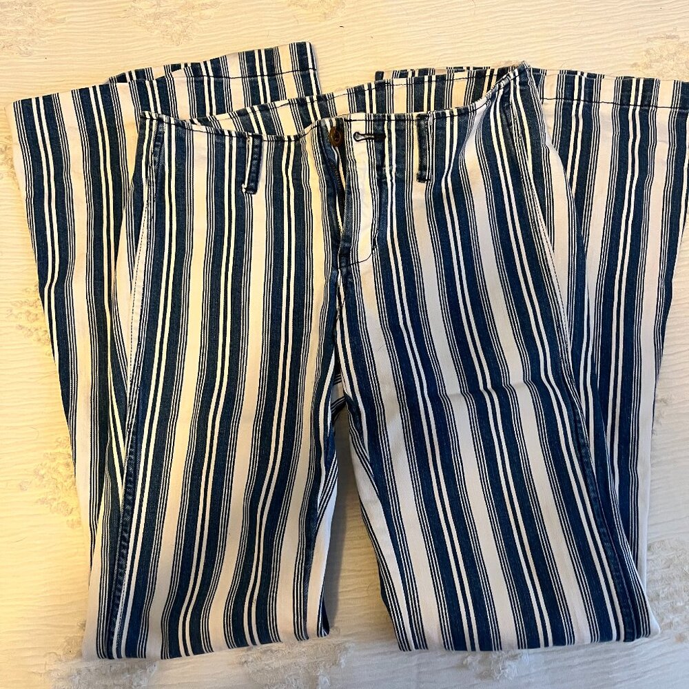 Free People Wide-Leg Flare Jeans - Size 27